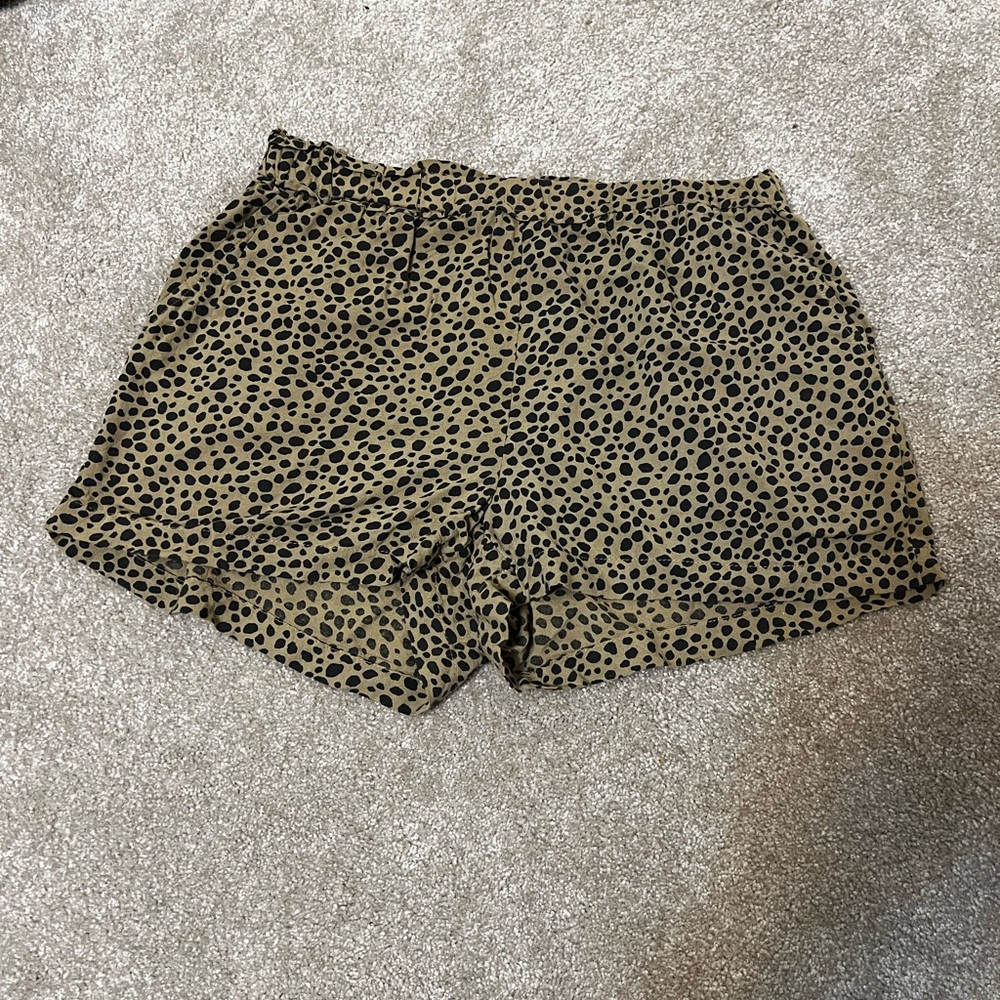 Leopard Print Women's Shorts